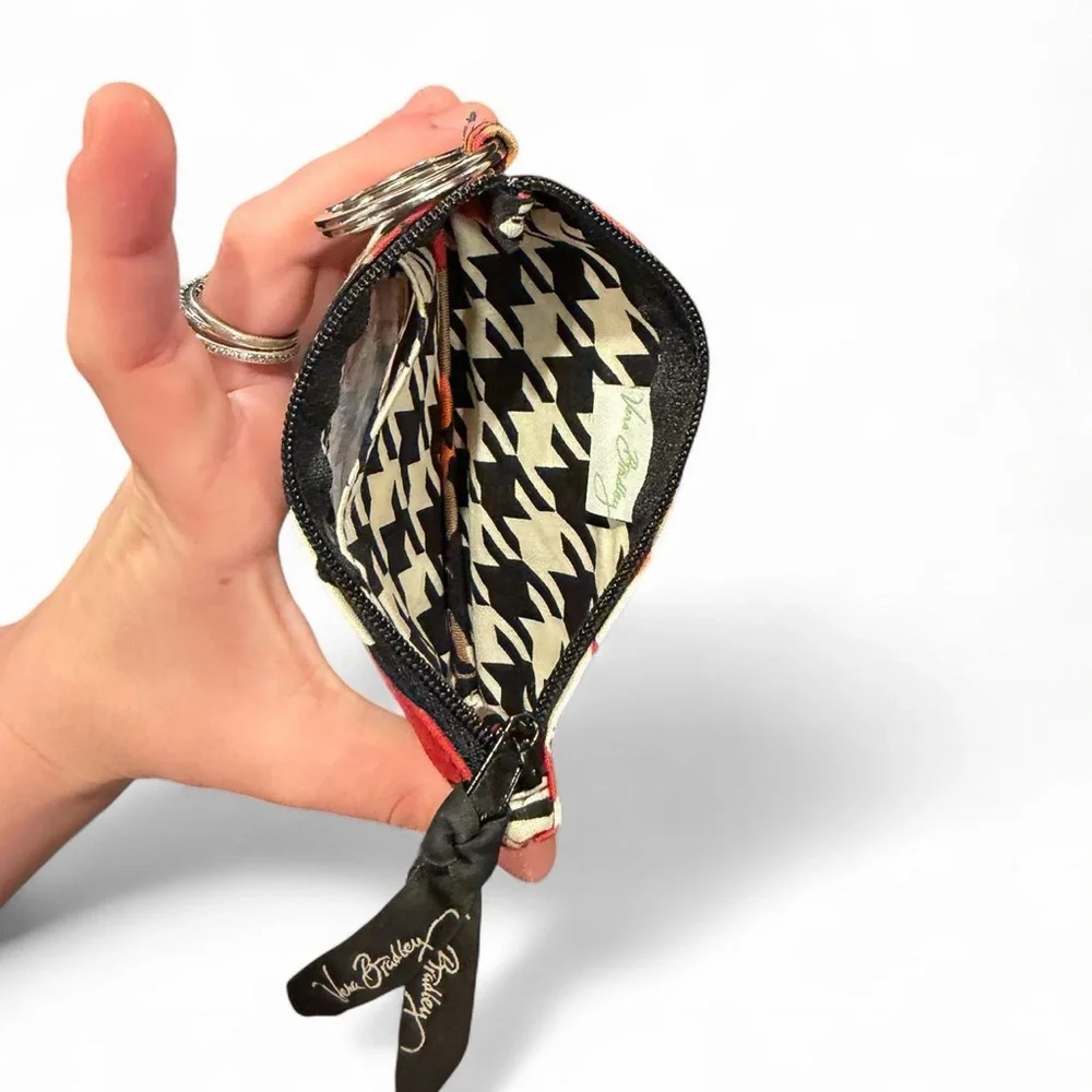 Vera Bradley Zip ID Case “Bittersweet” Floral Pattern 2013 Release - Like New - Picture 4 of 5